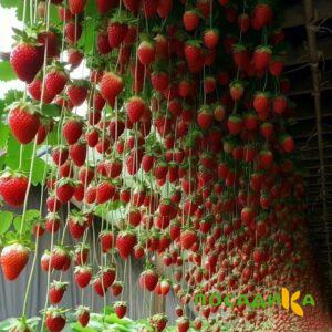 Клубника ампельная Анастасия купить по цене от 370р. в интернет-магазине «Посадика» с доставкой почтой в в Вуктыле и по всей России – [изображение №1].